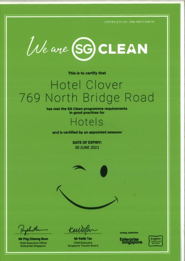סינגפור Hotel Clover 769 North Bridge Road מראה חיצוני תמונה